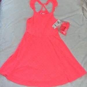 Girl’s dress and hair tie set